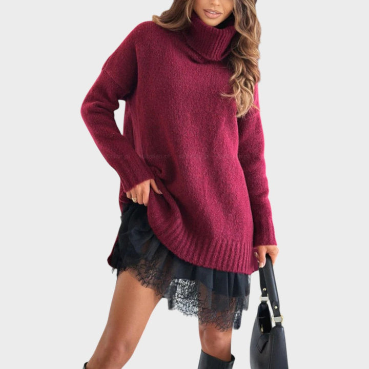 ELOWEN™ | Knit Sweater & Lace Dress Set