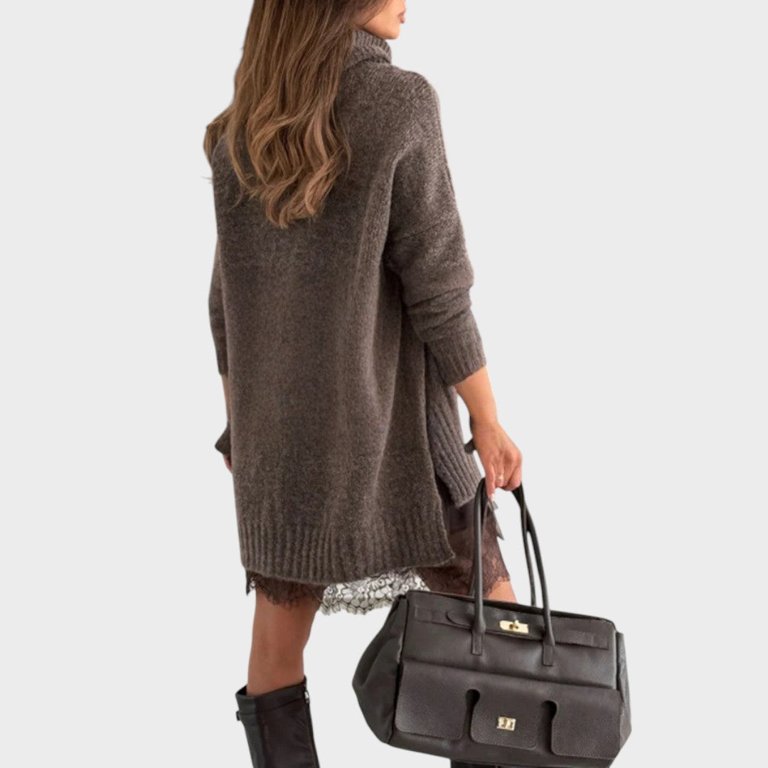 ELOWEN™ | Knit Sweater & Lace Dress Set
