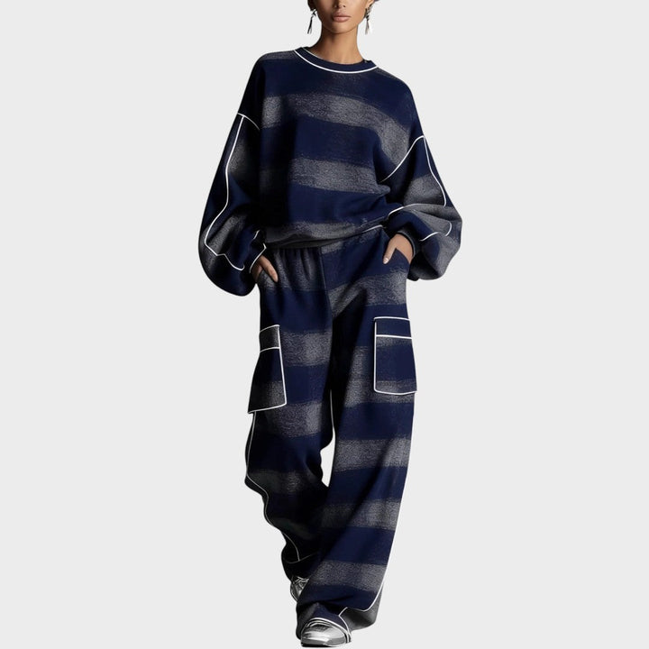 SAVELLE™ | Ombre Print Lounge Set