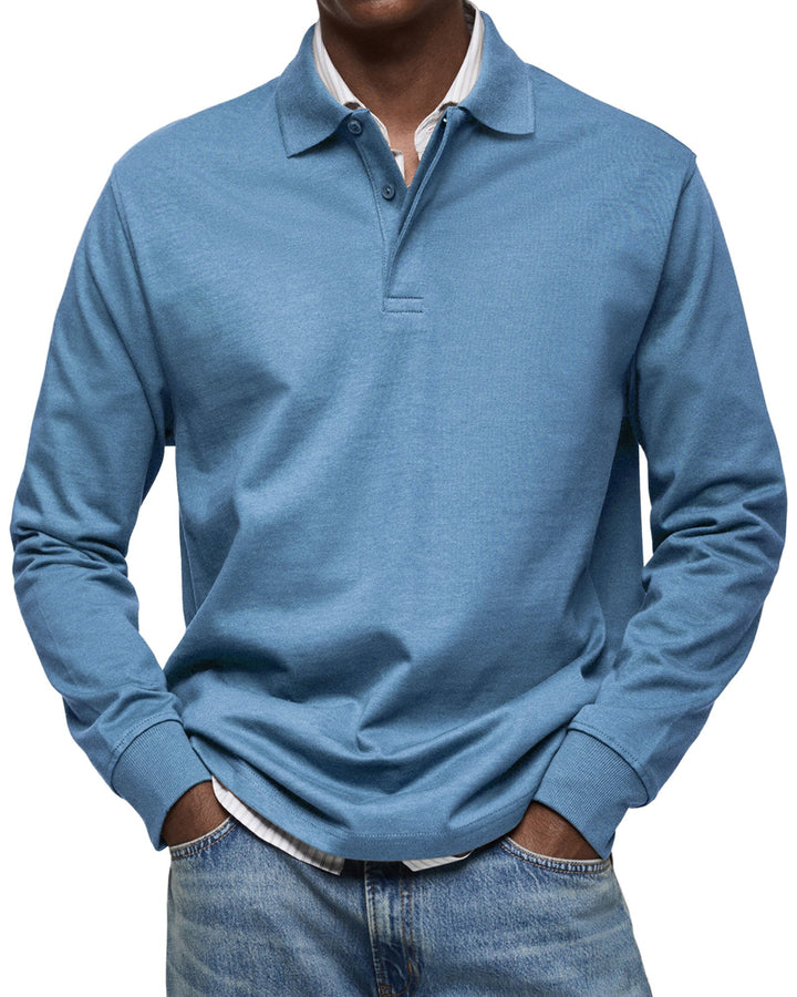VESTARO™ | Luxury Long-Sleeve Polo