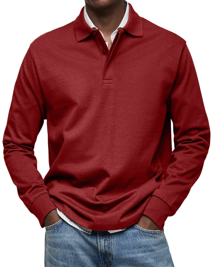 VESTARO™ | Luxury Long-Sleeve Polo