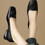 Ornella — Ballerine in Pelle Opium — Nero
