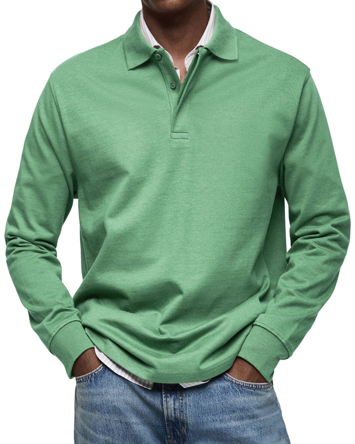VESTARO™ | Luxury Long-Sleeve Polo