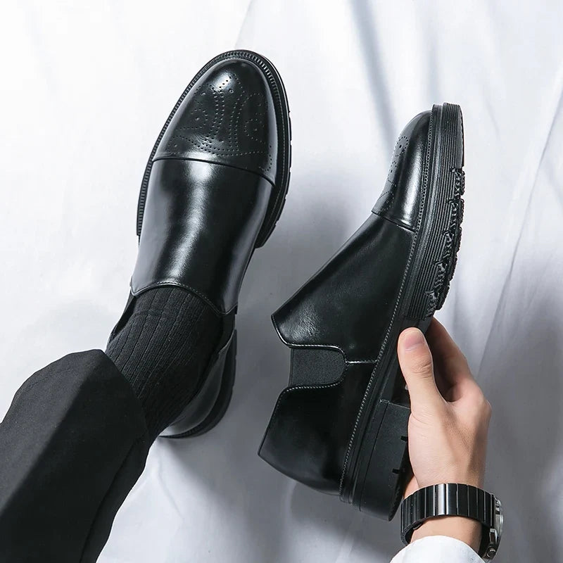 Redmond™ | The Elasticated Slip-On Leather Shoe