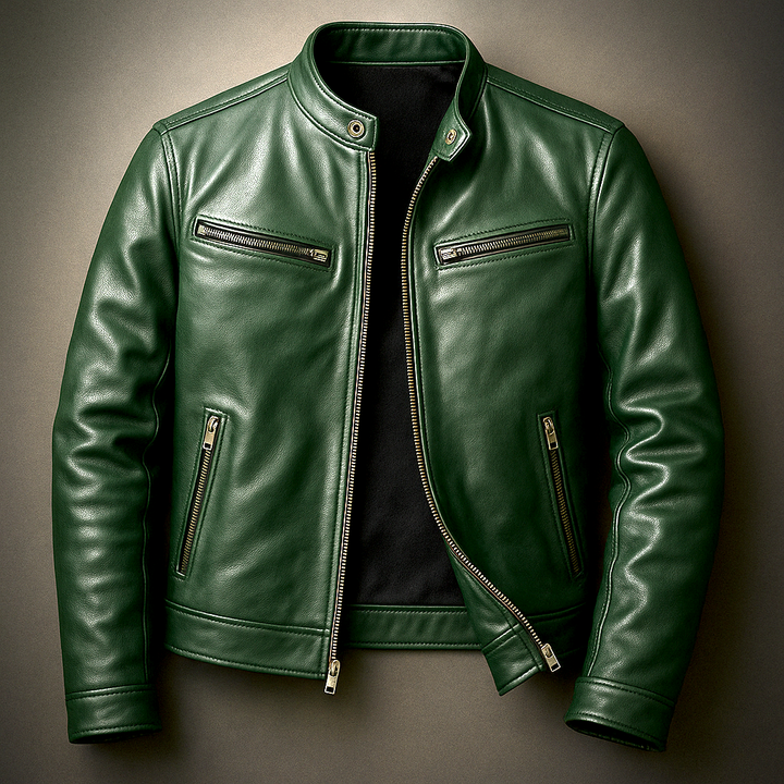 Marchetti™ | The Vintage Leather Moto Jacket
