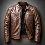 Marchetti™ | The Vintage Leather Moto Jacket