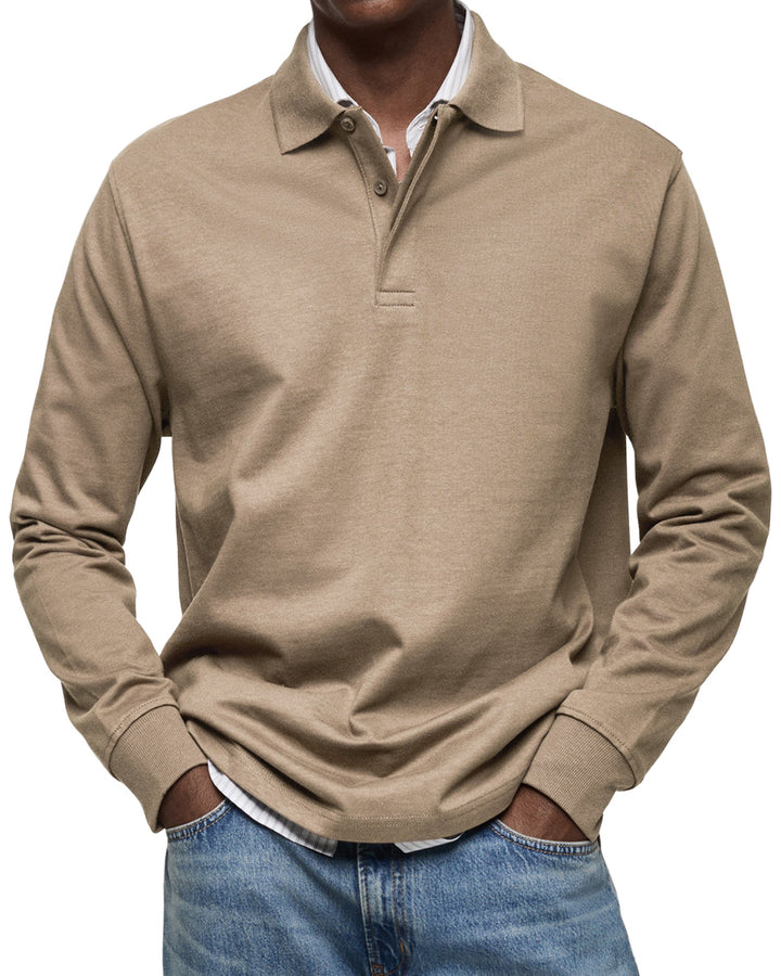 VESTARO™ | Luxury Long-Sleeve Polo