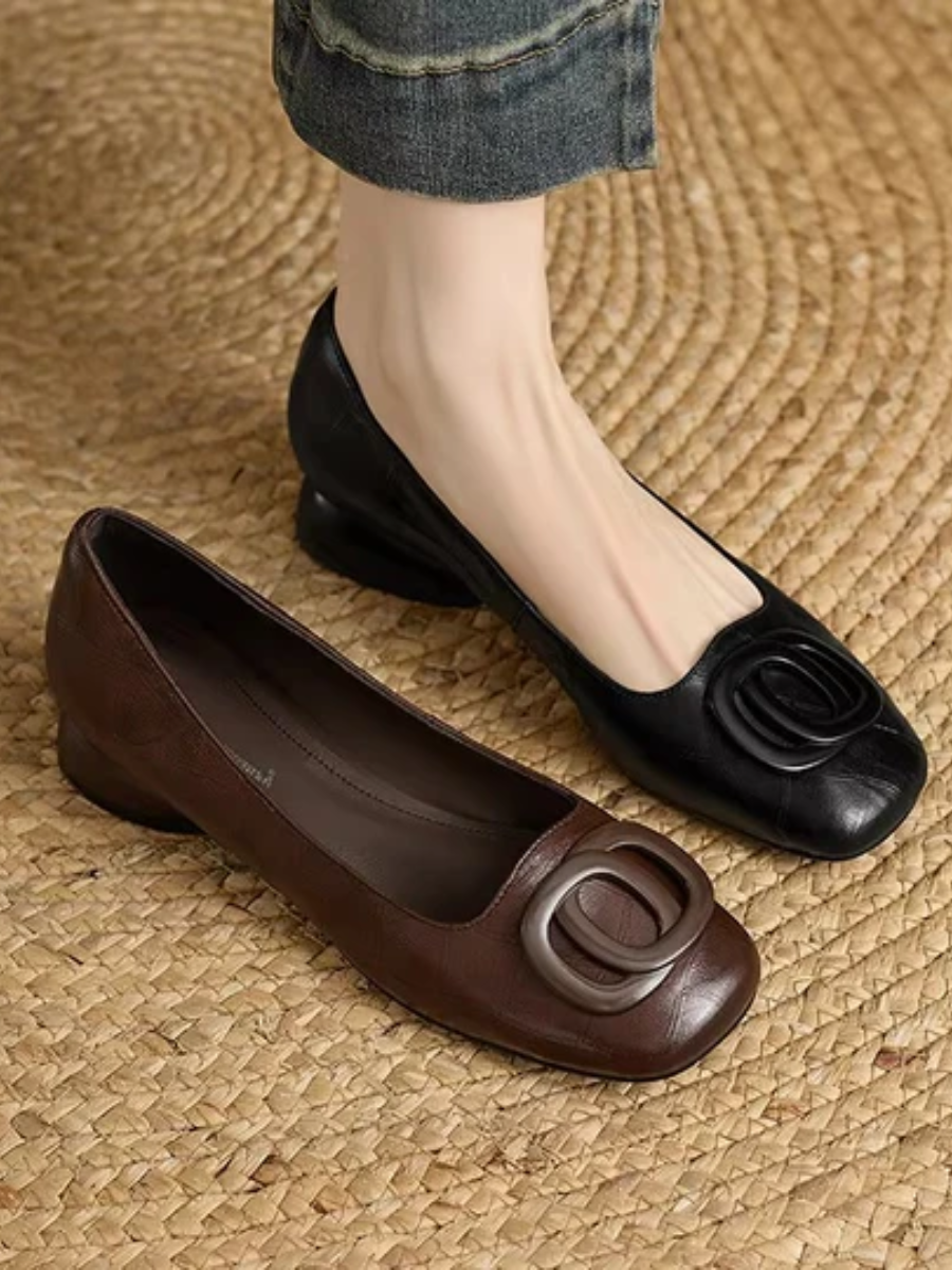 Ornella — Ballerine in Pelle Opium