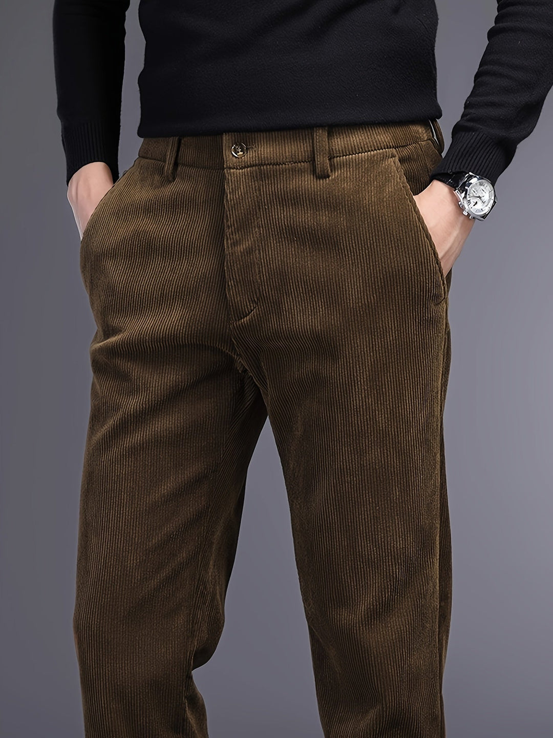 Barrett™ | The Slim Straight Corduroy Pants