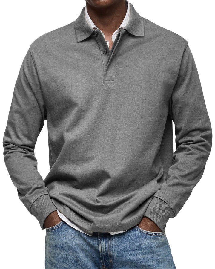 VESTARO™ | Luxury Long-Sleeve Polo