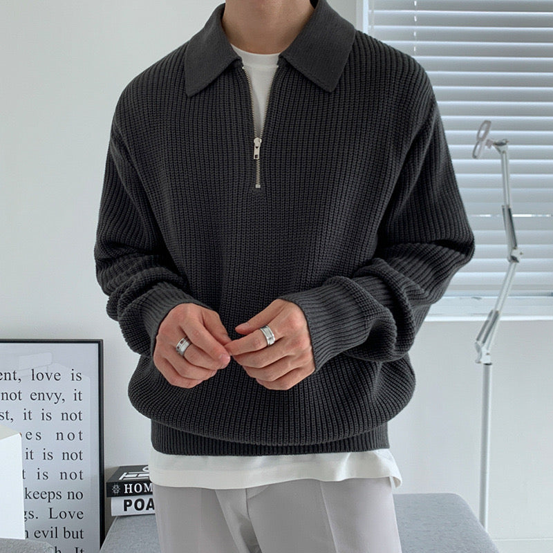 Sorrell™ | The Half-Zip Textured Polo Sweater