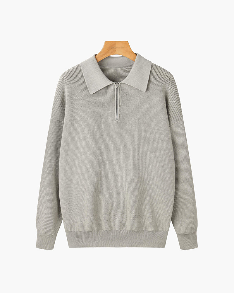Sorrell™ | The Half-Zip Textured Polo Sweater