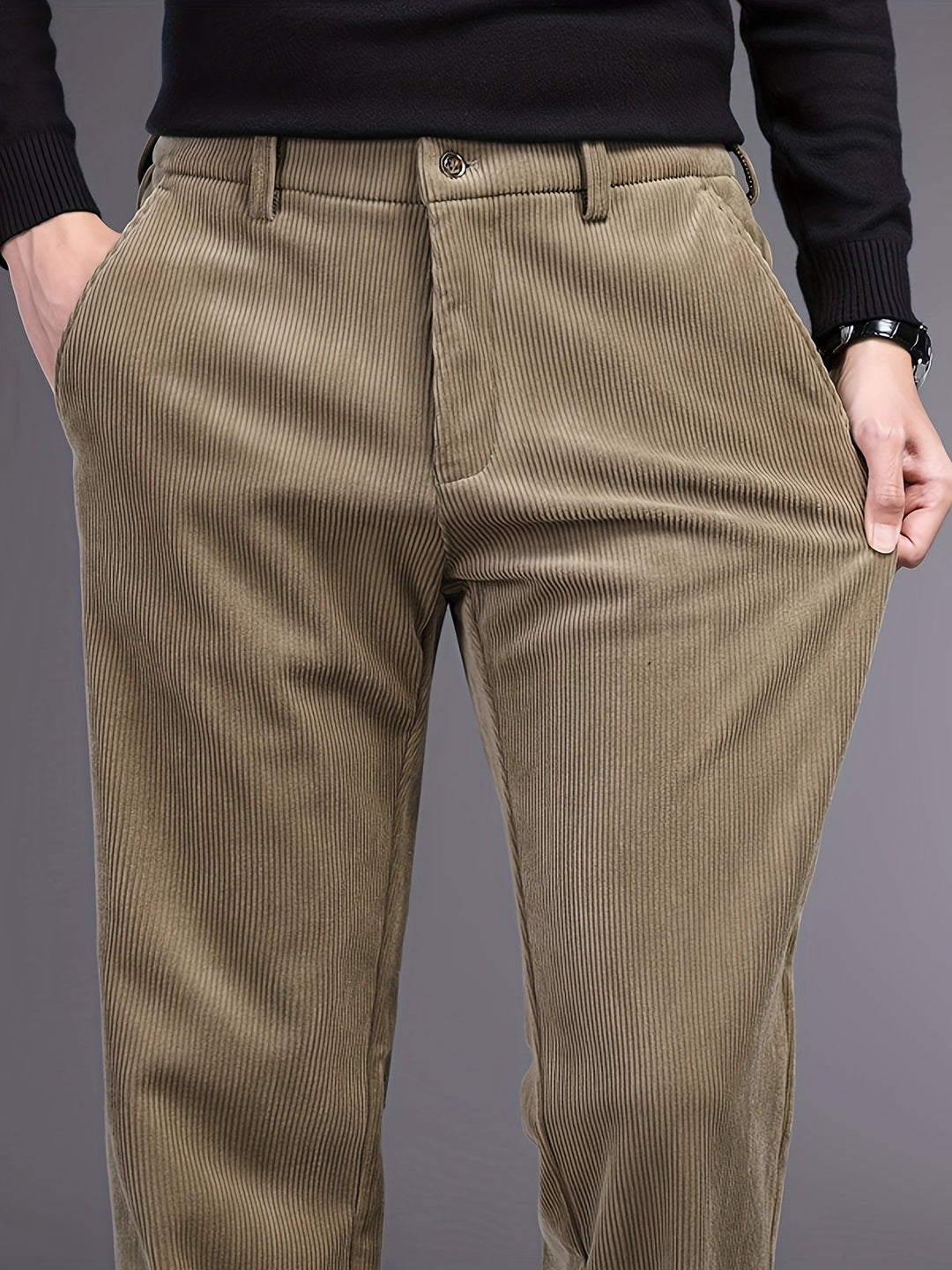Barrett™ | The Slim Straight Corduroy Pants