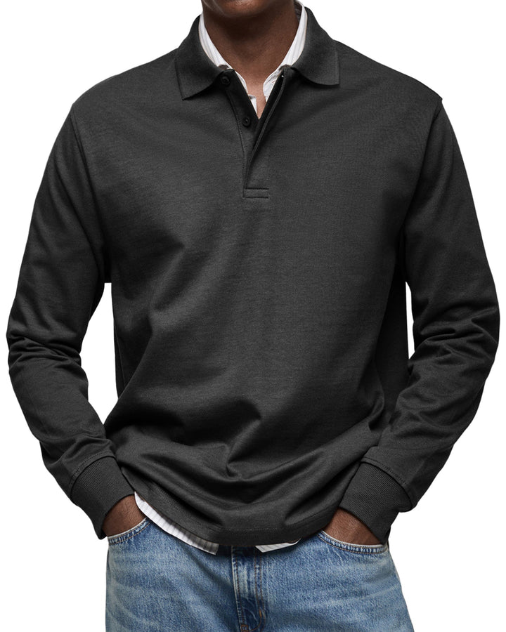 VESTARO™ | Luxury Long-Sleeve Polo