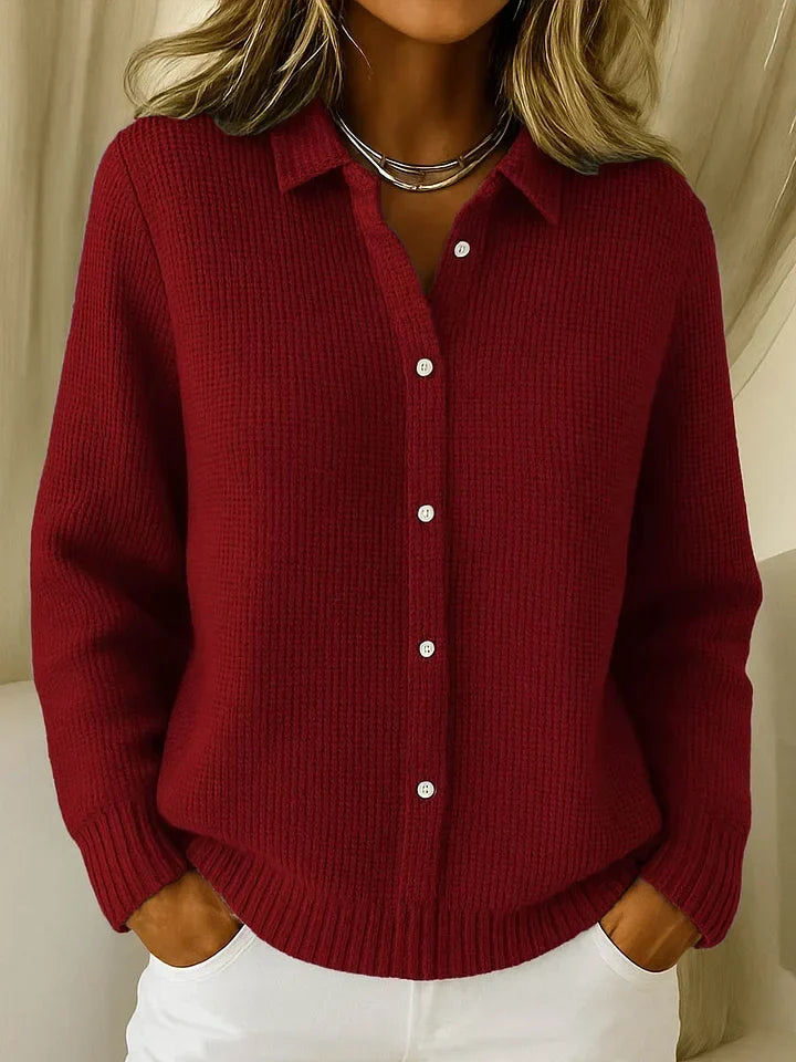 Isaline™ | Soft Button Knit