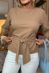 Elara™ Tie Waist Blouse