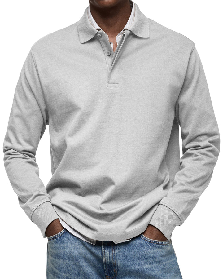 VESTARO™ | Luxury Long-Sleeve Polo