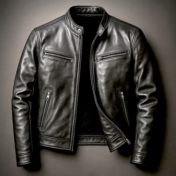 Marchetti™ | The Vintage Leather Moto Jacket