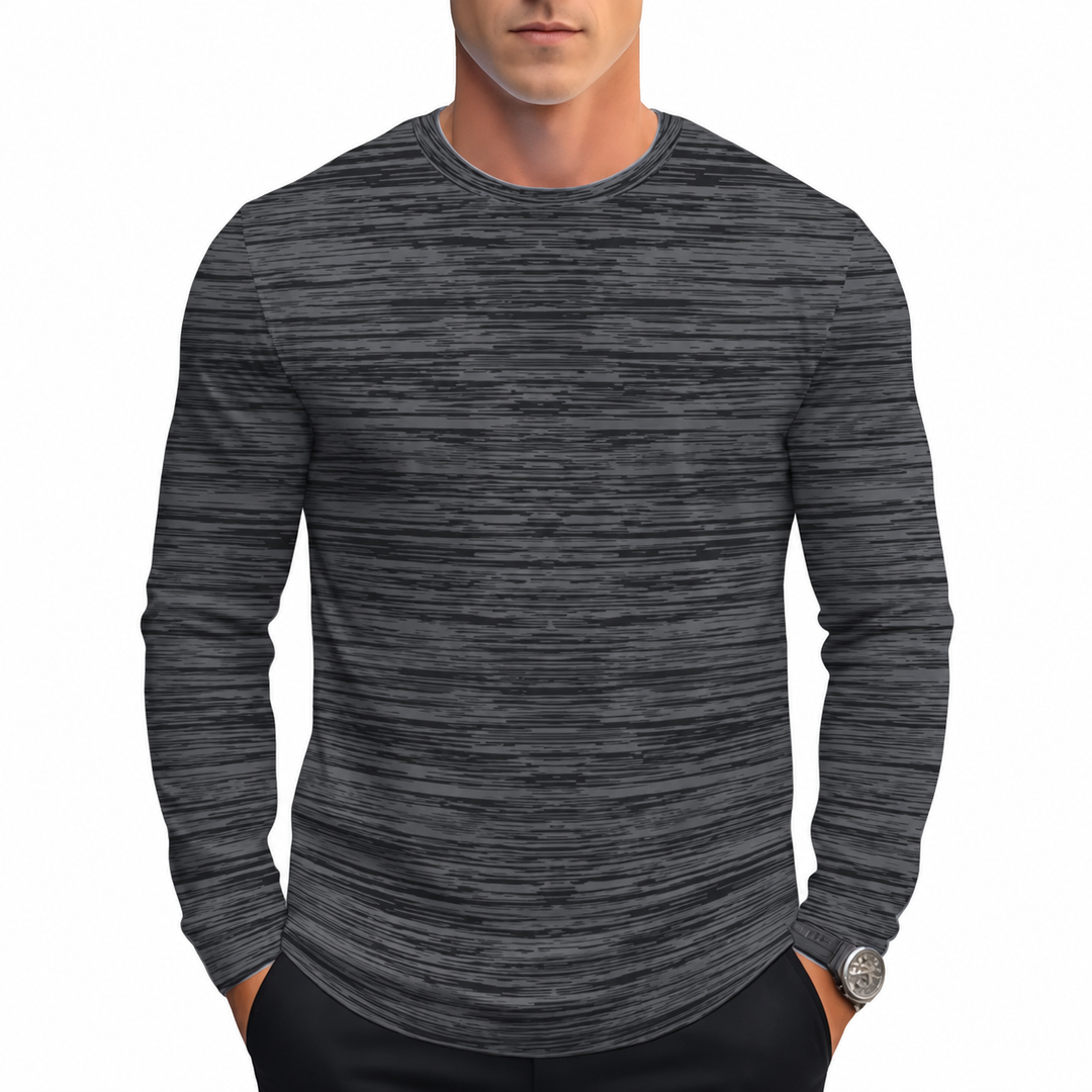 Nolan™ | Quick-Dry Striped Long Sleeve T-Shirt