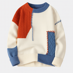PATCHÉO™ | Artistic Colorblock Knit Sweater
