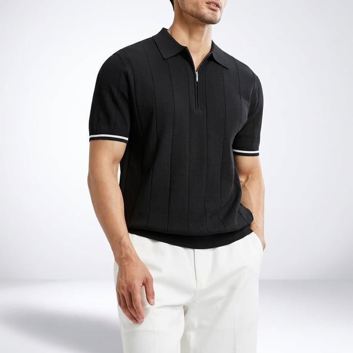 Lozano™ | The Half-Zip Textured Polo