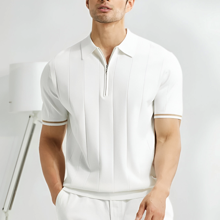 Lozano™ | The Half-Zip Textured Polo