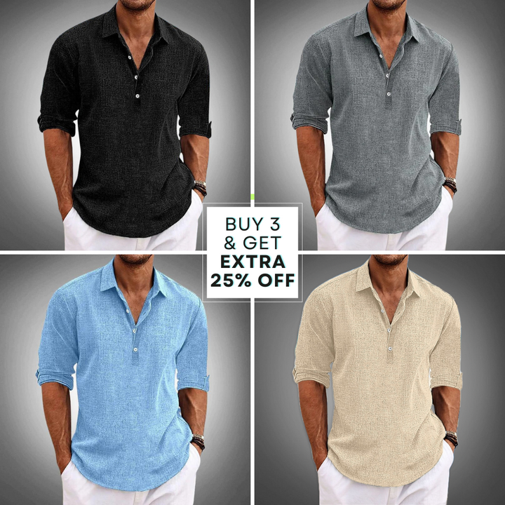 Alessandro™ | The Italian Linen Shirt