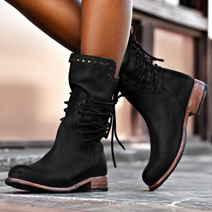Liora™ | Timeless Fleece-Lined Ankle Boots