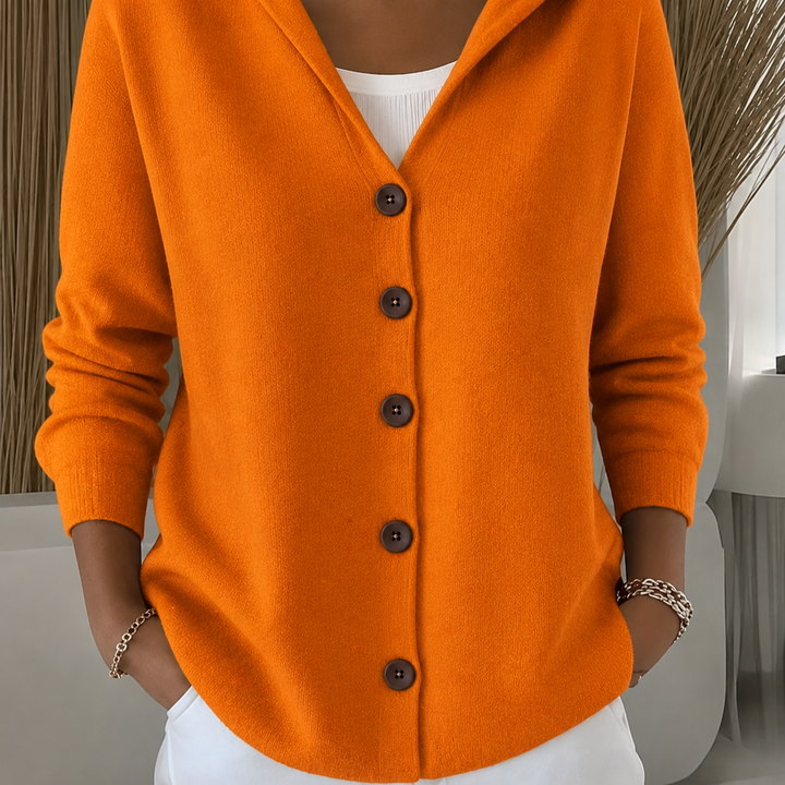 Evelisse™ | Cosy Hooded Knit Jumper