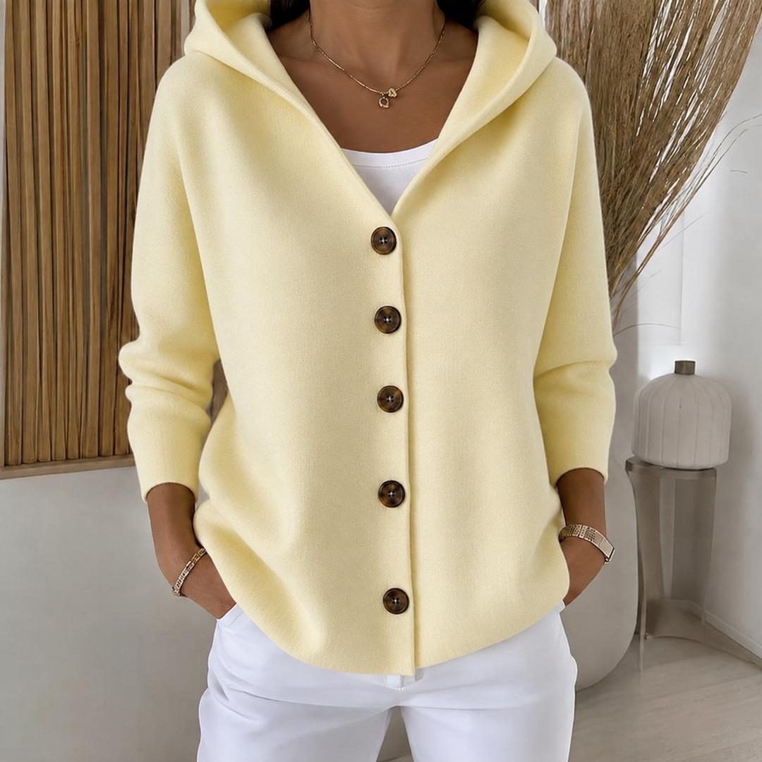Evelisse™ | Cosy Hooded Knit Jumper