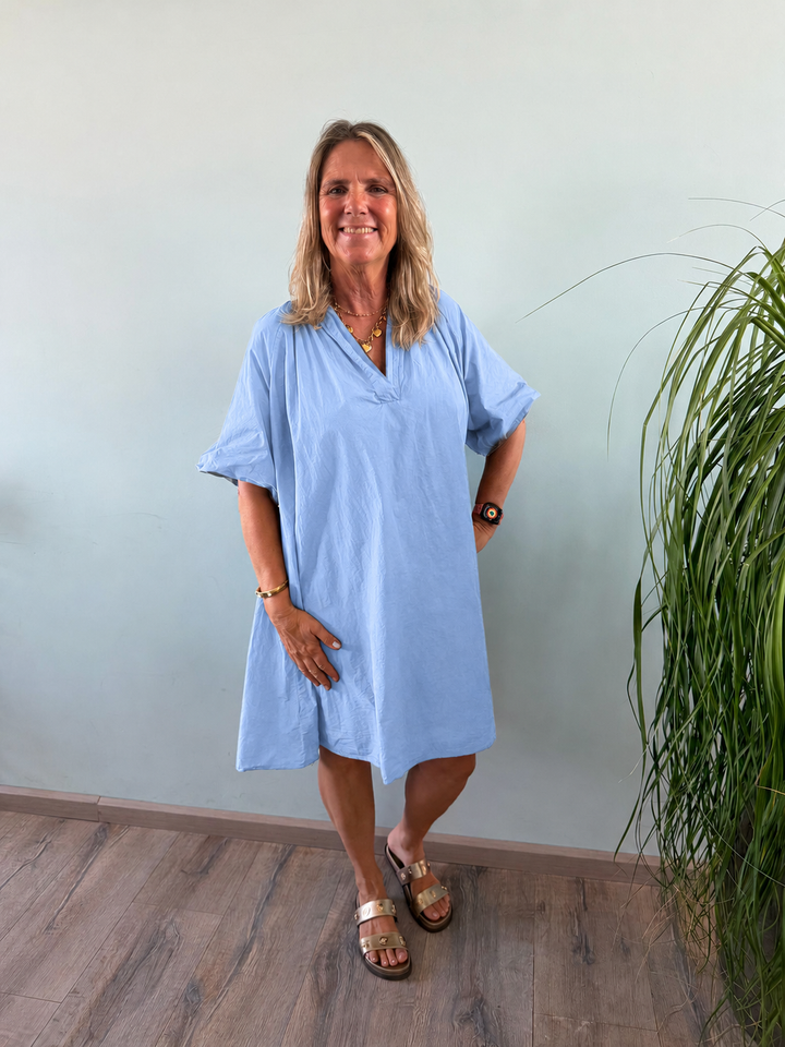 Mila™ | Relaxed Cotton Dress