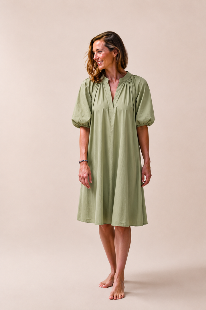 Mila™ | Relaxed Cotton Dress
