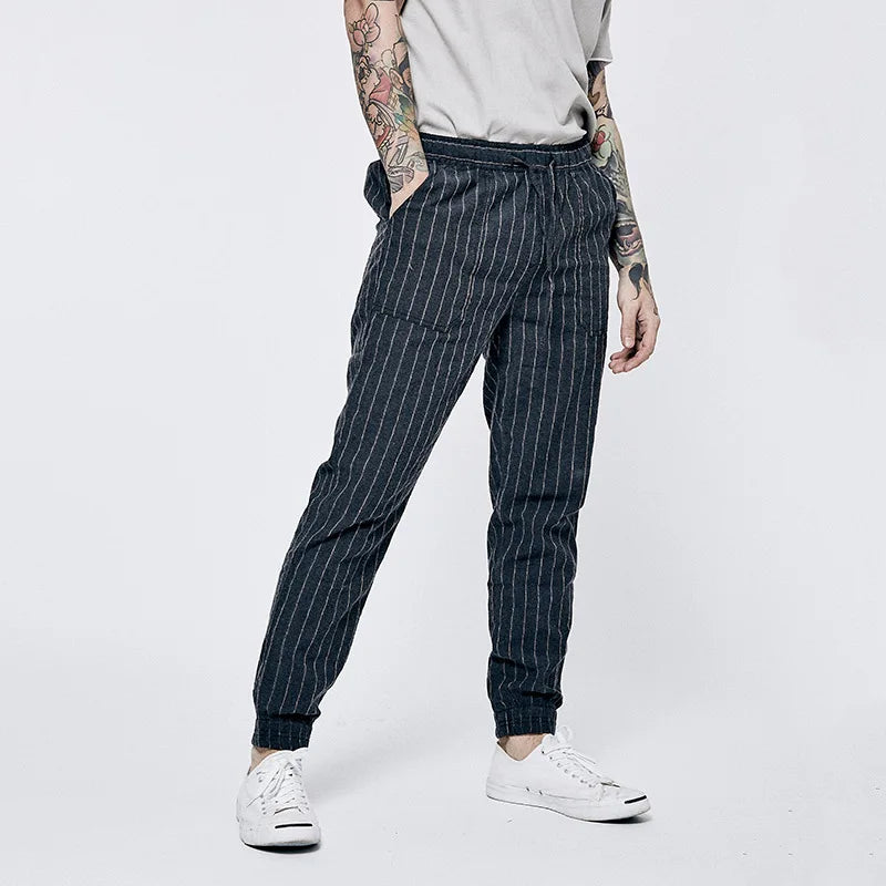 Sinclair™ | The Tailored Pinstripe Joggers