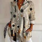 ARTESSA™ | Abstract Print Blouse