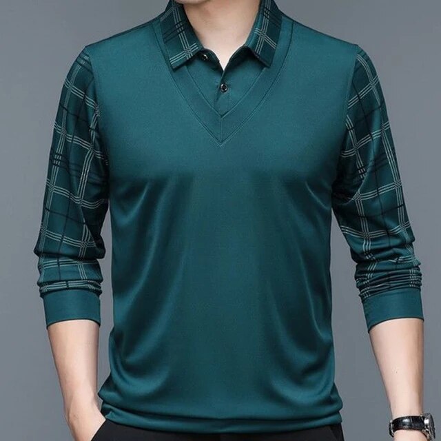 Fitzgerald™ | The Plaid Panel Dress Shirt