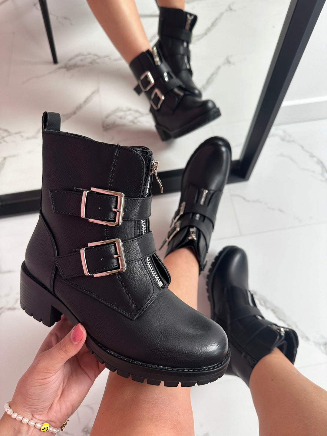 Ava™ | Buckle Ankle Boots