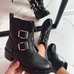 Ava™ | Buckle Ankle Boots