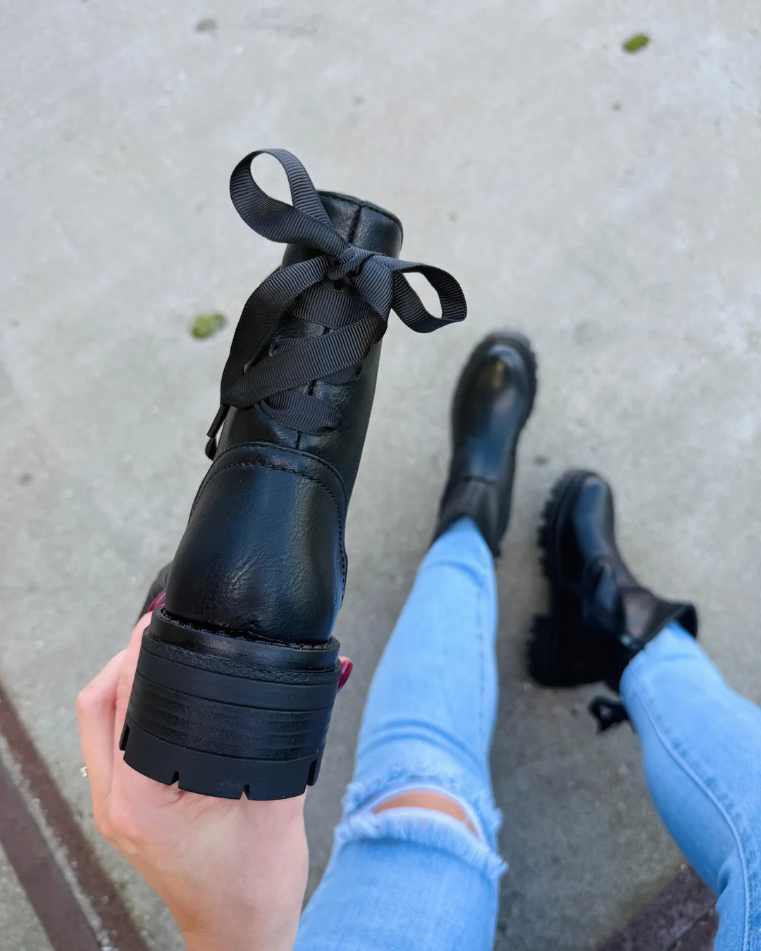 Bella™ | Ribbon Ankle Boots