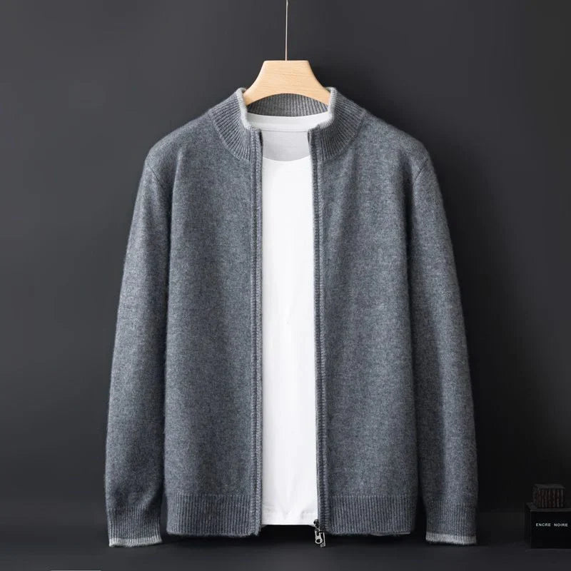 Callum™ | The Premium Cashmere Zip Jacket