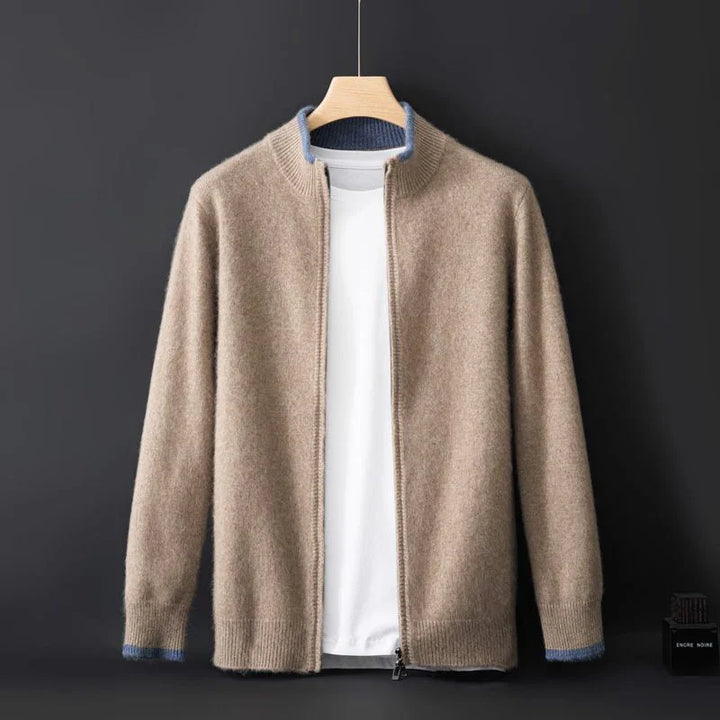 Callum™ | The Premium Cashmere Zip Jacket