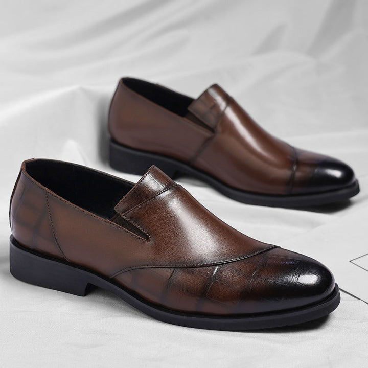 Ellery™ | The Two-Tone Textured Leather Loafer