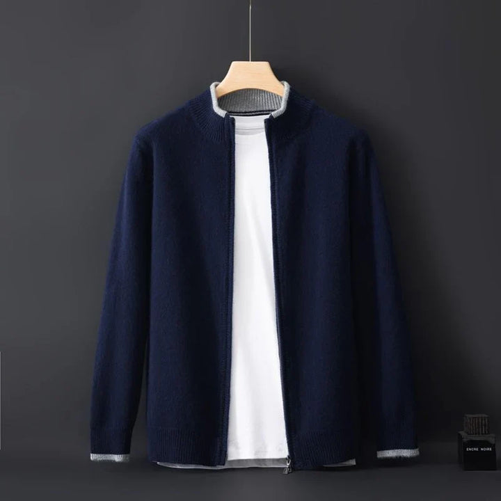 Callum™ | The Premium Cashmere Zip Jacket