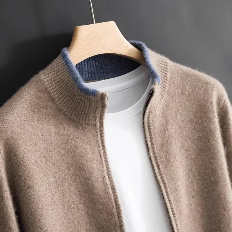 Callum™ | The Premium Cashmere Zip Jacket