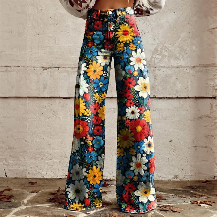 Celestine™ | The Celestial Print Flared Pants