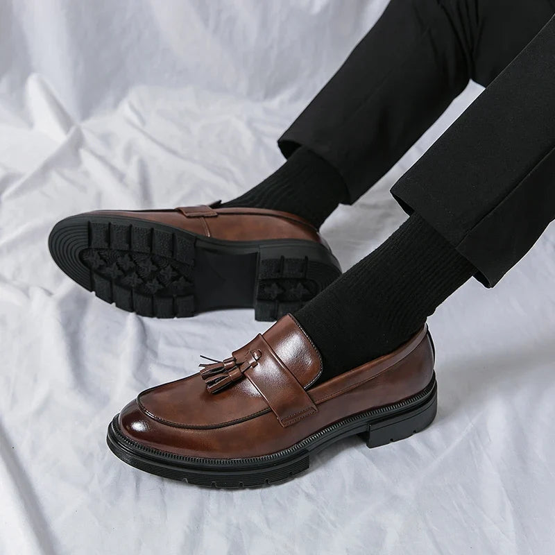 Winslow™ | The Tasseled Leather Loafer
