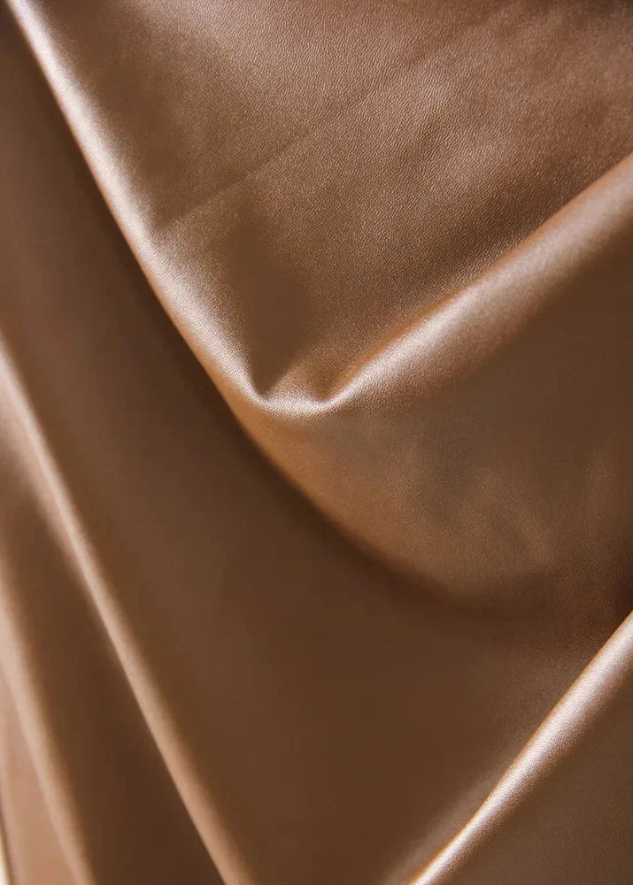 Vesper™ | The Sleek Leather Midi Skirt