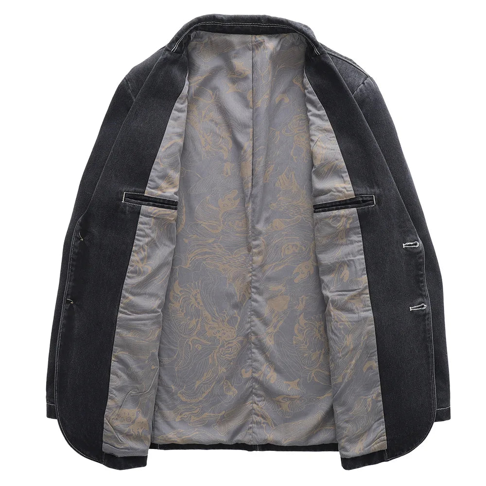 Kellan™ | The Double-Breasted Denim Jacket