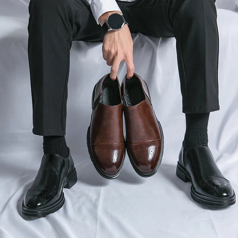 Redmond™ | The Elasticated Slip-On Leather Shoe