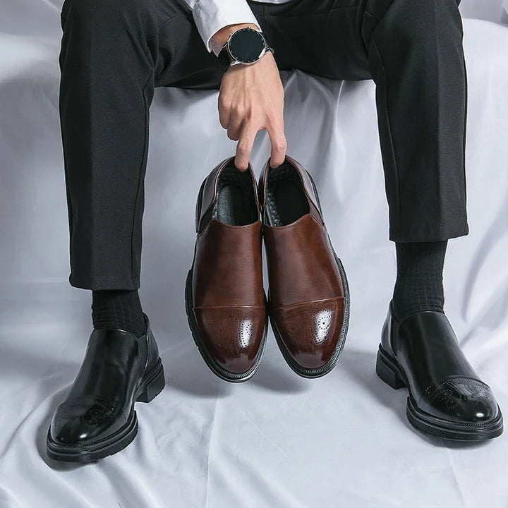 Redmond™ | The Elasticated Slip-On Leather Shoe