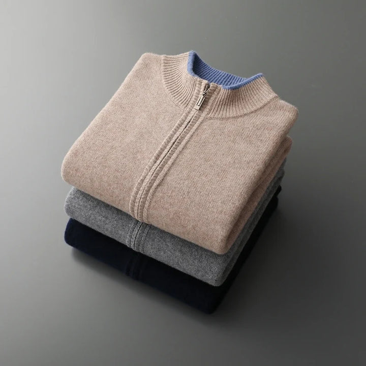 Callum™ | The Premium Cashmere Zip Jacket